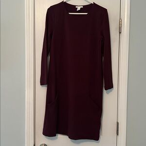 H&M Burgundy Dress